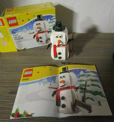 Lego 40093 creator snowman - lego,