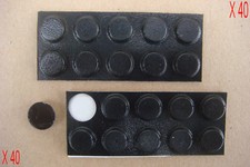 40 Dômes Adhésif,Patins Anti Dérapant,Meuble Informatique,Clavier,Porte Ø 13 mm