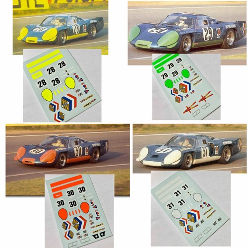 Decals decalcomanie set x - decals, 1/43
