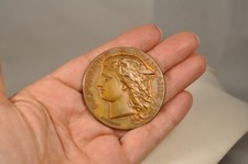 Medaille bronze ancien - medaille,