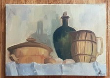 TABLEAU NATURE MORTE / AVEC TERRINE MIELLE RADONVILLIERS OU VENDEUVRE SUR BARSE