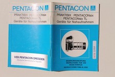 28248 Mode D 'em Ploi Pentacon Praktisix Pentaconsic Appareil pour Nahaufnahmen