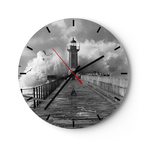 Horloge murale verre - horloge,