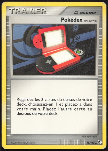 Carte pokémon pokédex - carte,
