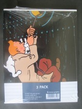 Lot de 3 cahiers Tintin