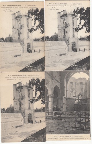 Lot old postcards - postcards, war
