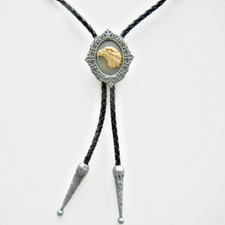 BOLO TIE CRAVATE WESTERN TETE