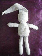 Doudou lutin gris bonnet ailes