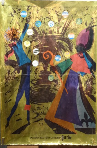 Affiche ancienne perrier par - ancienne,