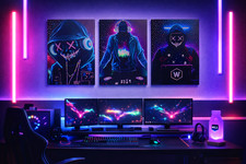 Tableaux tryptiques gaming