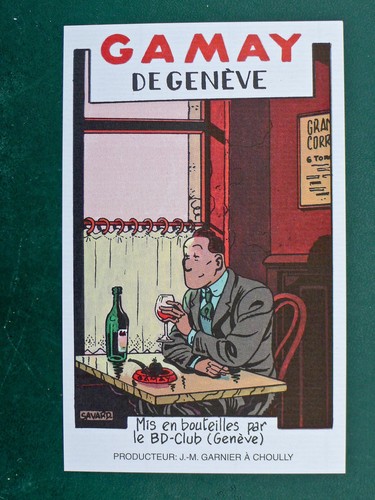 Etiquette vin club genève - vin, bd