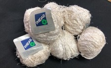 VINTAGE PHILDAR 7 pelotes  fil ESTHETIC  NACRE neuves