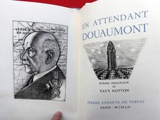 PETAIN En attendant Douaumont illustré TAVY NOTTON 1952 N° 64/100  2 SUITES  31
