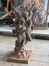 STATUE FIGURINE FONTE ARMURE