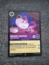 CARTE LORCANA CHAPITRE 4 RARE - 52/204 MADAME SAMOVAR NEUF FR