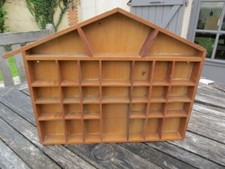 Maison/étagère bois vintage 35X44