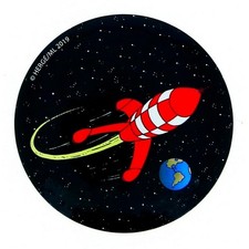 Decorative magnet tintin - decorative,