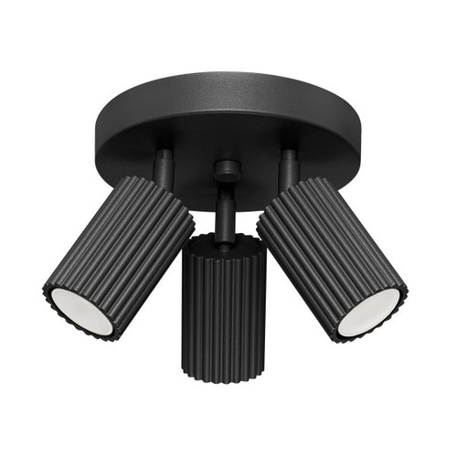 Plafonnier aluminium noir - plafonnier,