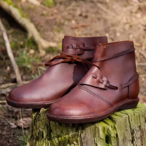 Bottes médiévales cuir - médiévales,