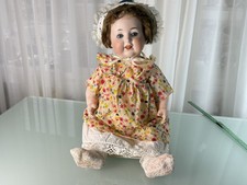 Poupée d'artiste tête porcelaine poupée ancienne 50 cm état voir photos
