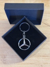 Porte-clés Mercedes-Benz/ Argenté + écrin