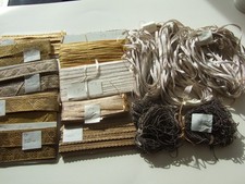 Mercerie ancienne-Gros lot galons or/argent + occasion et neuf Louis Mathieu