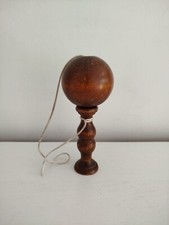 Vintage Ancien Bilboquet Bois Naturel France Arbre À Jouer Jeu Recré Adresse