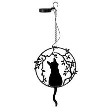 Lampe Solaire LED Chat Métal