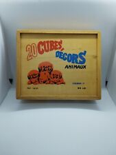 Puzzle Animaux Cube En Bois