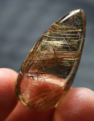 Cabochon forme poire quartz - forme,