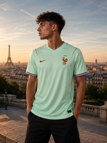 Maillot foot france - maillot, vert