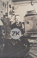 PROJECTEUR Cinématographe CINEMA Gaumont Pathé Bauer Projectionniste Photo 1910s
