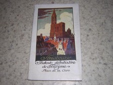 1920.guide touristique Strasbourg.1ère ed.