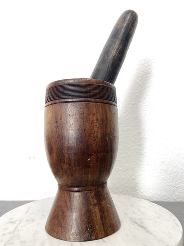 Mortier pilon bois - mortier, en
