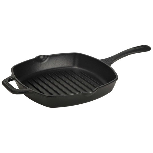 Poêle griller fonte - à, en