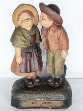 Figurine enfantine en terre cuite de F.FOUCHER - "AH...NON! " L'Isle Adam A. Han