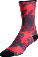 Pearl Izumi Elite Pro Tall Chaussettes Haute Vélo Gr. XL 44 45 46 Solar à Fleurs