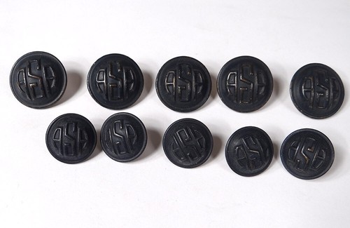 Lot boutons anciens livrée - lot,