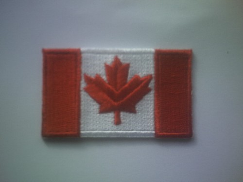 Canadian flag motorcycle biker - canadian,