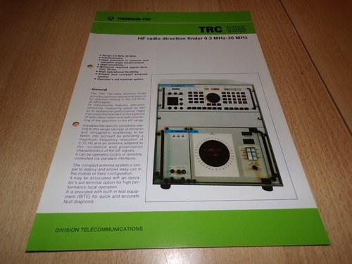 Brochure thosmon csf trc 195 - ",