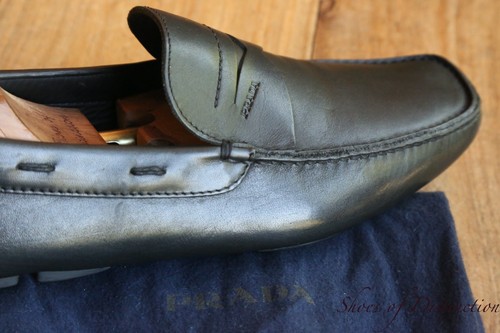 Mocassins de conduite Prada en