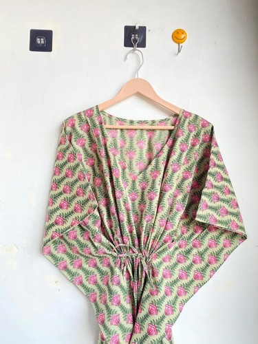 100 coton caftan - 100%, indien