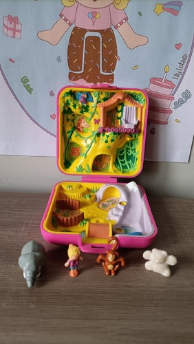 Coffret polly pocket wild zoo - coffret,