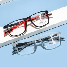 Lunettes De Lecture Progressives Anti Lumière Bleue TR90 Sport Homme Femme
