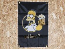 Drapeau "Simpson N°2" 60x90cm - Idéal Déco Garage Loft ou autre