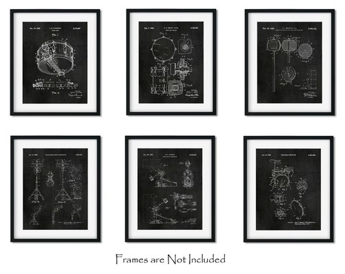 Set drum patent prints - set,