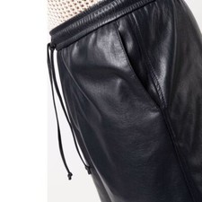 Homme cuir noir short - homme,