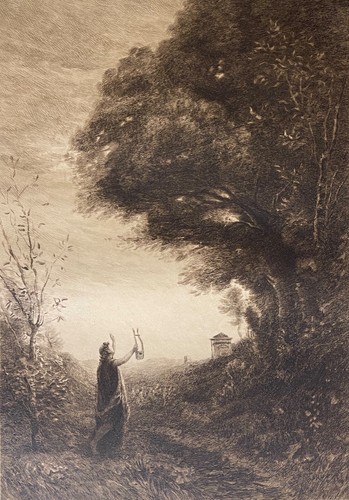 Corot orphée graveur - orphée, charles