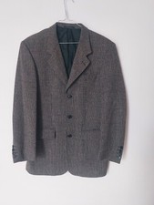 Très Belle VESTE Italienne F. ORMEZZANO Marron-noire TBE. T: XL ( voir mesures)