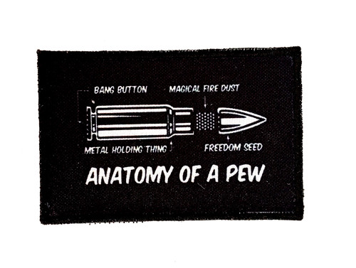 Patch morale 5x8cm anatomy - "anatomy, of
